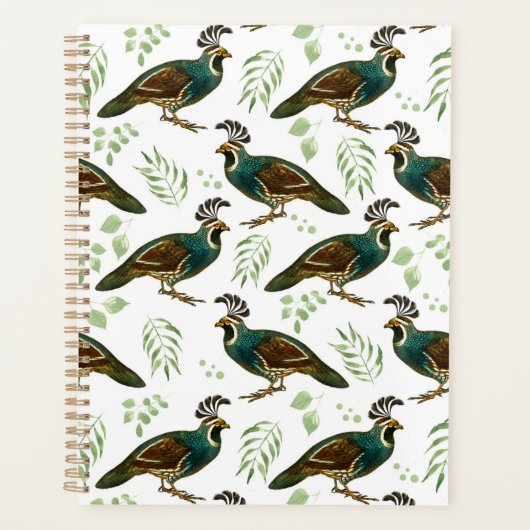 Unique Quails Planner Journal (Voorkant)
