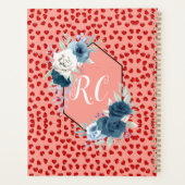 unique Red hearts on pink and pattern Custom (Dos)