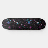 Unique Retro 80s Astrology Design Skateboard (Horz)