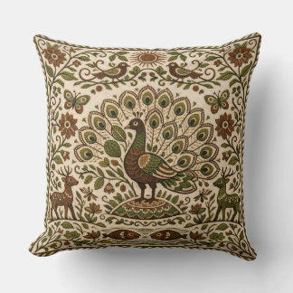 unique retro pattern oriental motifs vintage kussen