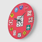 Unique Road Traffic Signs Themed Grote Klok (Hoek)