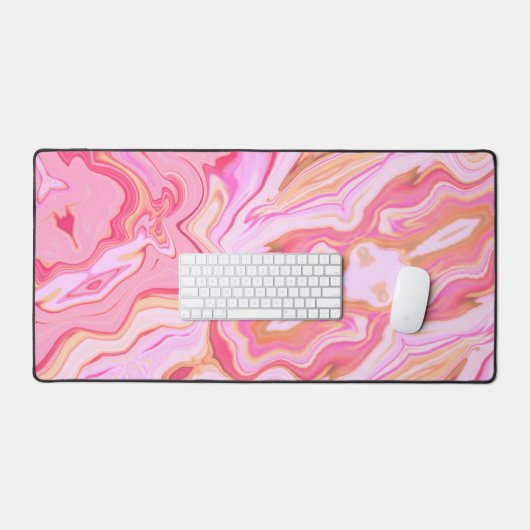 Unique rose Abstrait en marbre (Clavier et souris)