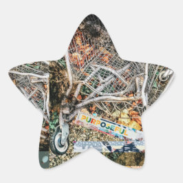 Unique Run Over Winkelwagen sticker