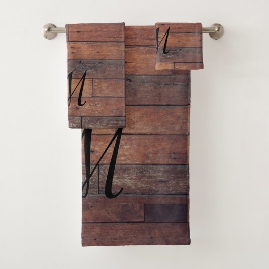 Unique rustique ferme grange Monogramme Brown (En situation)