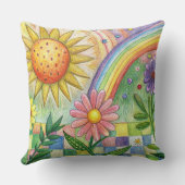 Unique summer beach Design cushion Kissen Kussen (Achterkant)