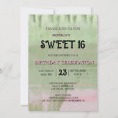 Unique Sweet 16 Invitation - Whimsica Flower Girl (Dos)