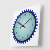 Unique & trendy Wall Clock Vierkante Klok (Hoek)