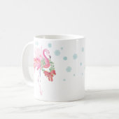 Unique Tropical Christmas Mugs Flamant rose rose (Devant gauche)