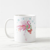 Unique Tropical Christmas Mugs Flamant rose rose (Gauche)