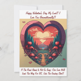 Unique Valentijnsdag Kaart: Druk je liefde uit Kaart