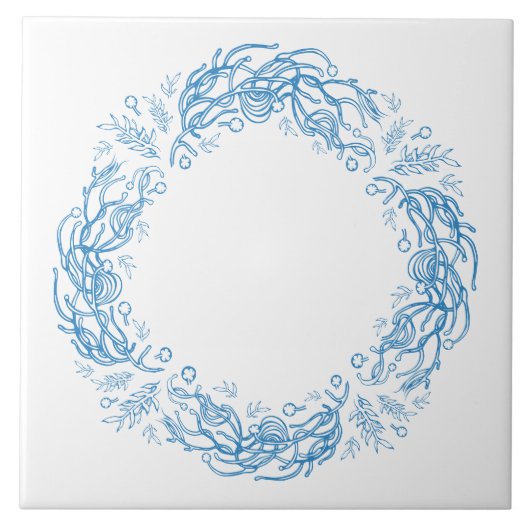 Unique Vintage Botanical. Tegeltje (Voorkant)