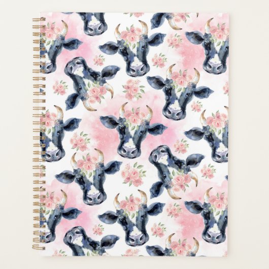 Unique Vintage Cows Planner Journal (Voorkant)