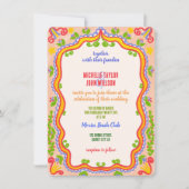 Unique Whimsical Floral Quirky Doodle Hand Drawn Kaart (Voorkant)