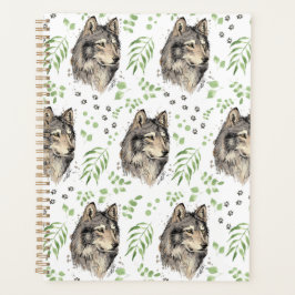 Unique Wolf Planner Journal
