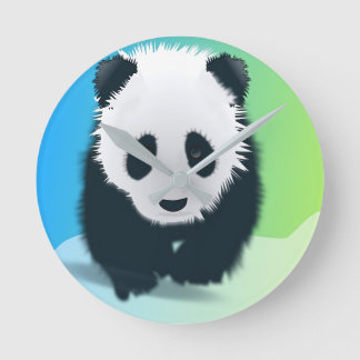 Unique WOLF / ZODIAC / GALAXY Design – Stylish Gif Ronde Klok