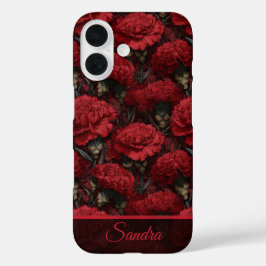 Unique Women Gift Carnation Custom iPhone 16 Hoesje