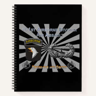 Uniquely Designed 101st Airborne Division Gift Notitieboek