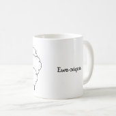 Uniquement tasse d'Ewenique (Devant droit)
