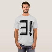 Uniqueness Quantification symbol - Shirt (Voorkant volledig)
