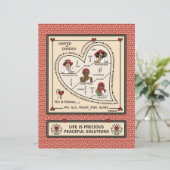 Unis ou divisés 1 feuille de papier plat 8,5"x11" (Debout devant)