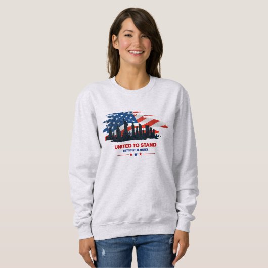 Unis vers le stand | Sweatshirt des femmes (Devant entier)