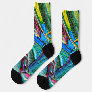 Uniseks Abstract Crew Sock Sokken