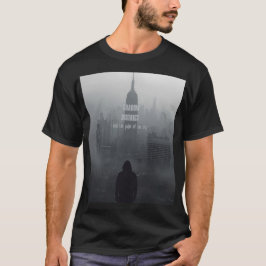 Uniseks ondergrondse streetwear zwarte T-shirt