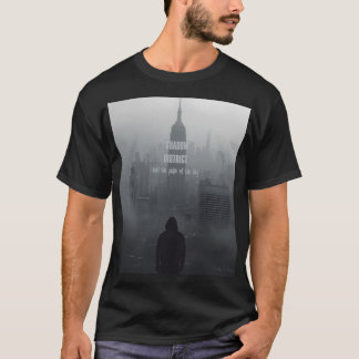 Uniseks ondergrondse streetwear zwarte T-shirt