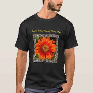 Uniseks T-shirt met Briljante Gazania
