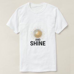 Uniseks Zonsopgang Typography Grafisch T-Shirt