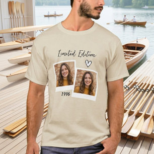 Unisex 30e verjaardag foto beperkte T-shirt
