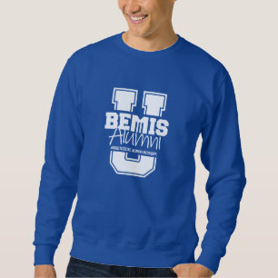 Unisex Blue "Bemis U." Sweatshirt - Couleurs fonc