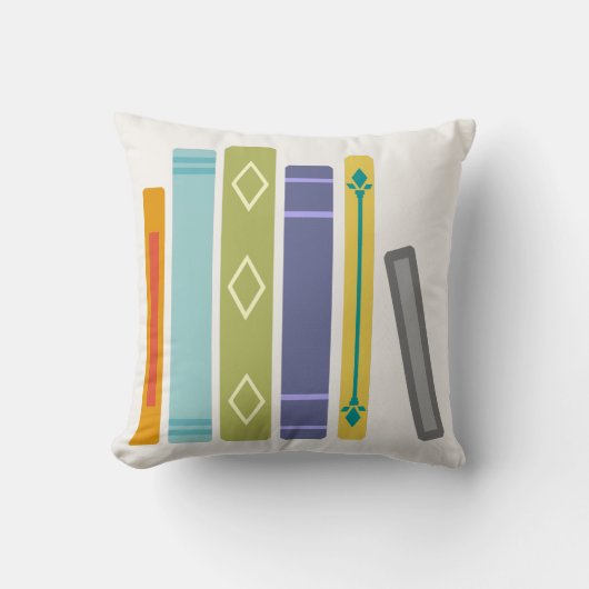 Unisex Book-Thémed Decorative Square Sierkussen (Voorkant)