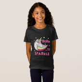 Unisex Born to Sparkle T-shirt (Voorkant volledig)