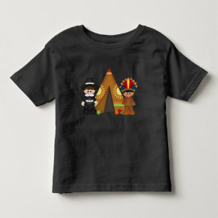 Unisex- de peutert-shirt van de Pelgrim van de Kinder Shirts