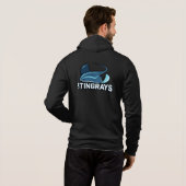 Unisex Full-Zip Hoodie (Stingrays Back) (Achterkant volledig)