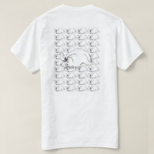 Unisex Ghibli met de naam "gekleurd kat" geïllust T-shirt