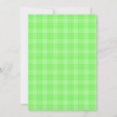 Unisex Green plaid First Holy Communion Invitation (Dos)