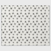 Unisex Hand Drawn Asterisk Star Gift Wrap Cadeaupapier (Vlak)
