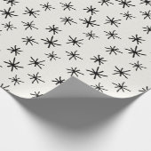 Unisex Hand Drawn Asterisk Star Gift Wrap Cadeaupapier (Hoek)