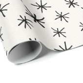 Unisex Hand Drawn Asterisk Star Gift Wrap Cadeaupapier (Rol Hoek)