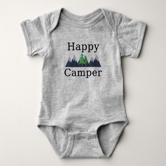 unisex kampeerpak romper hipster schattig buiten (Voorkant)