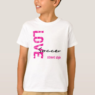 Unisex Liefde Voetbal Street Style Kids T-shirt