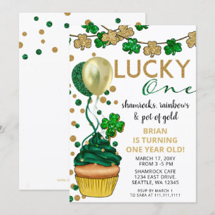 Unisex Lucky One St. Patrick eerste verjaardagsfee Kaart