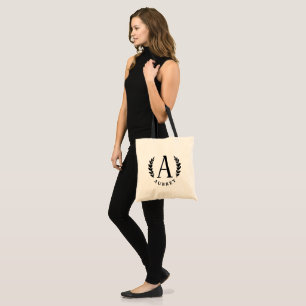 Unisex Monogram Tote Bag