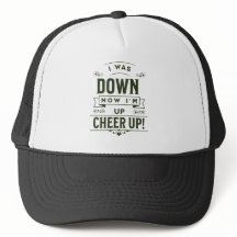 UNISEX NU BEN IK OP CHEER UP TRUCKERHOED 