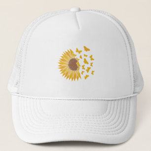 Unisex Pet Zonnebloem Vlinder Patroon Design Pet