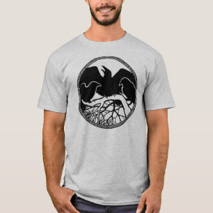 Unisex Raven-shirt Kraai Dames & Heren Raven-shirt T-shirt