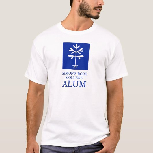 Unisex "SRC Alum" T-shirt in blauw (Voorkant)