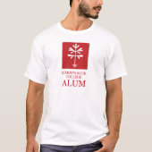 Unisex "SRC Alum" T-shirt in het rood (Voorkant)
